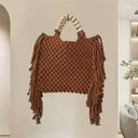 Woven women's crossbody mini bag mobile phone bag hanging wrist coin purse summer - V.I.P Digital Presence