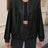 Zip Up Baseball Collar Dropped Shoulder Jacket - V.I.P Digital Presence