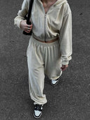 Zip Up Hoodie and Pocketed Pants Set - V.I.P Digital Presence